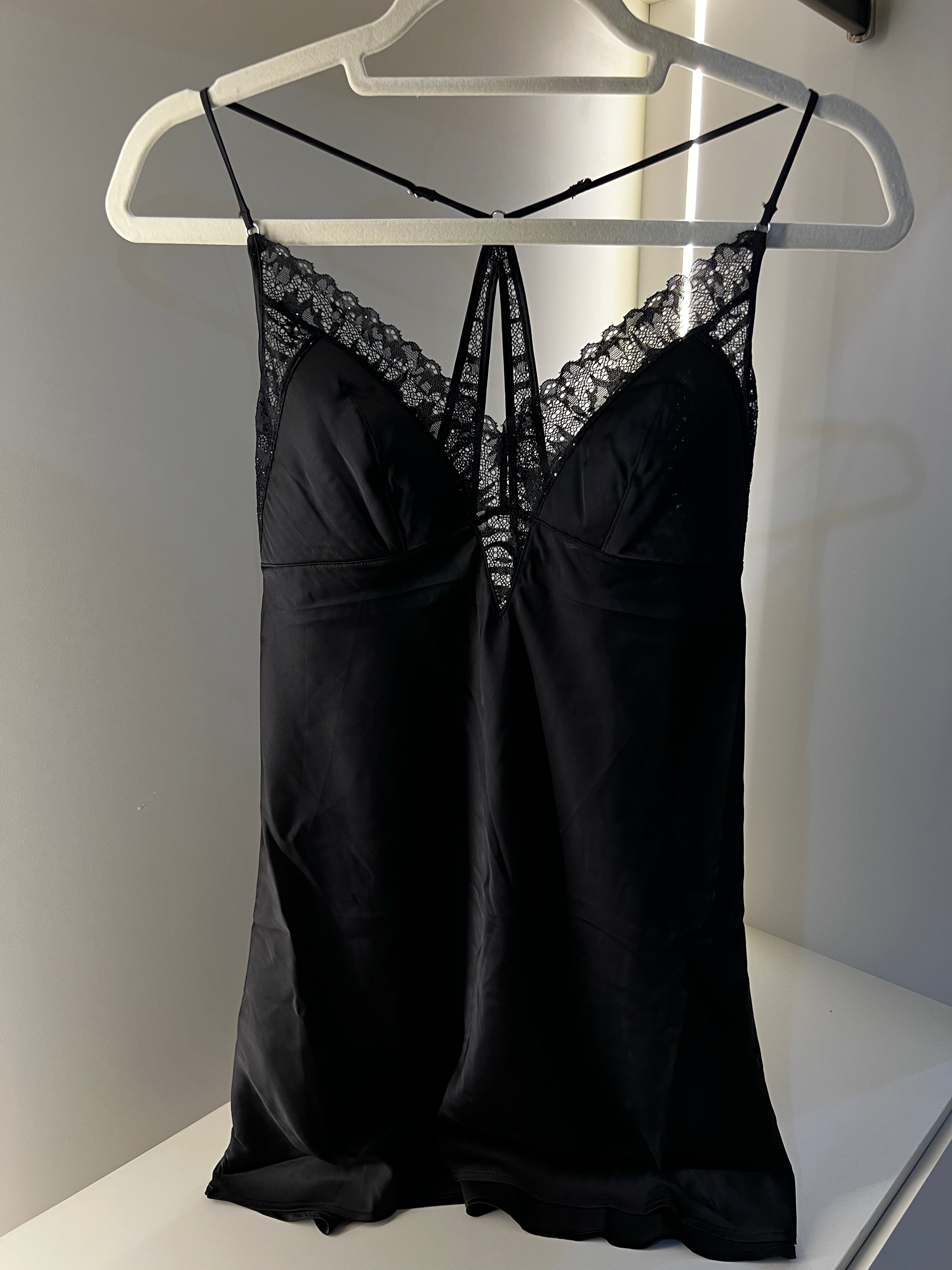 Lunar Shimmer Slip Dress