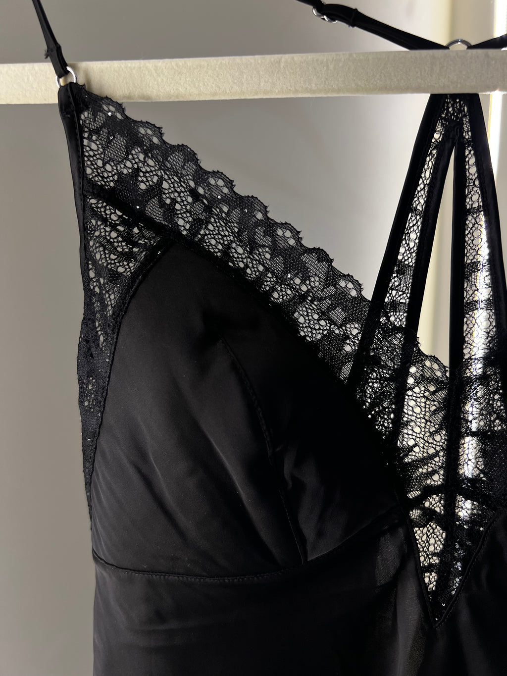 Lunar Shimmer Slip Dress