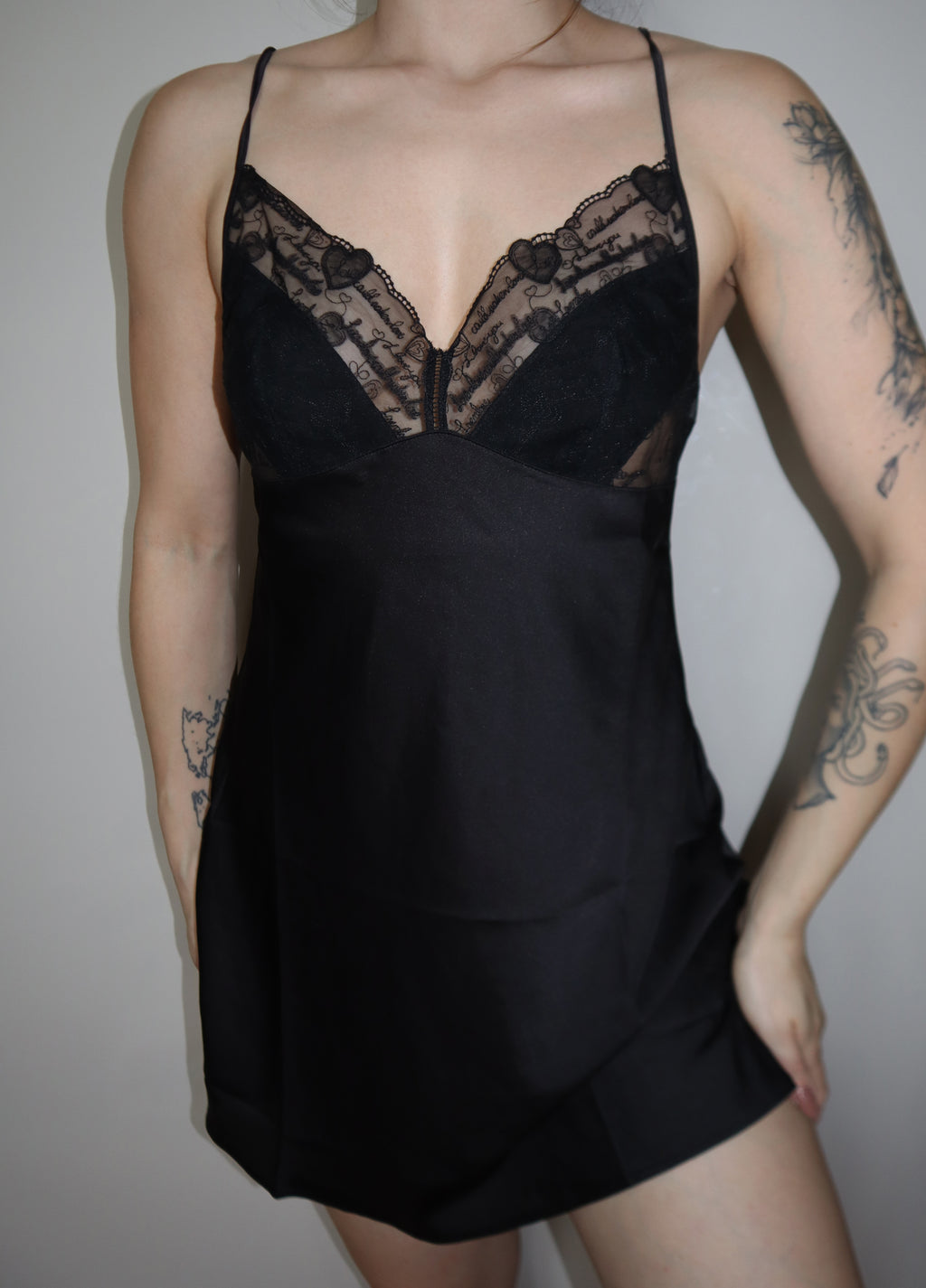 Je t'aime Slip Dress