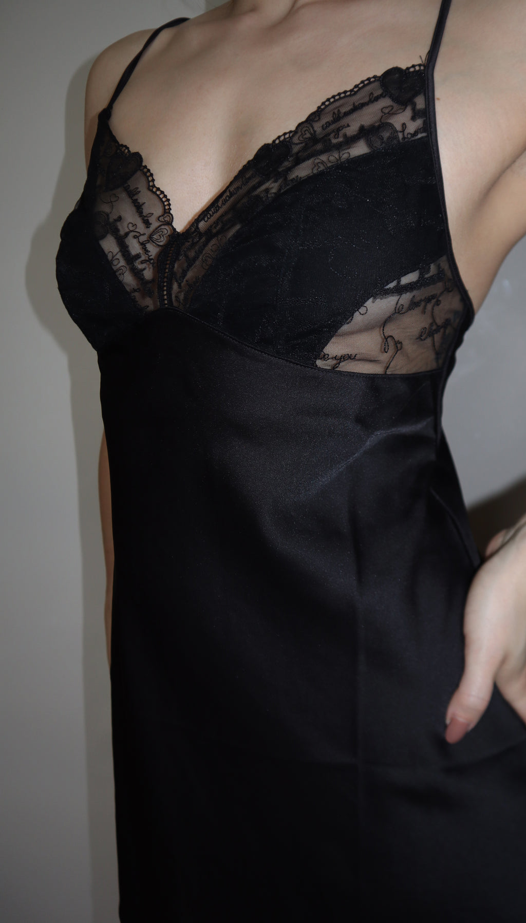 Je t'aime Slip Dress